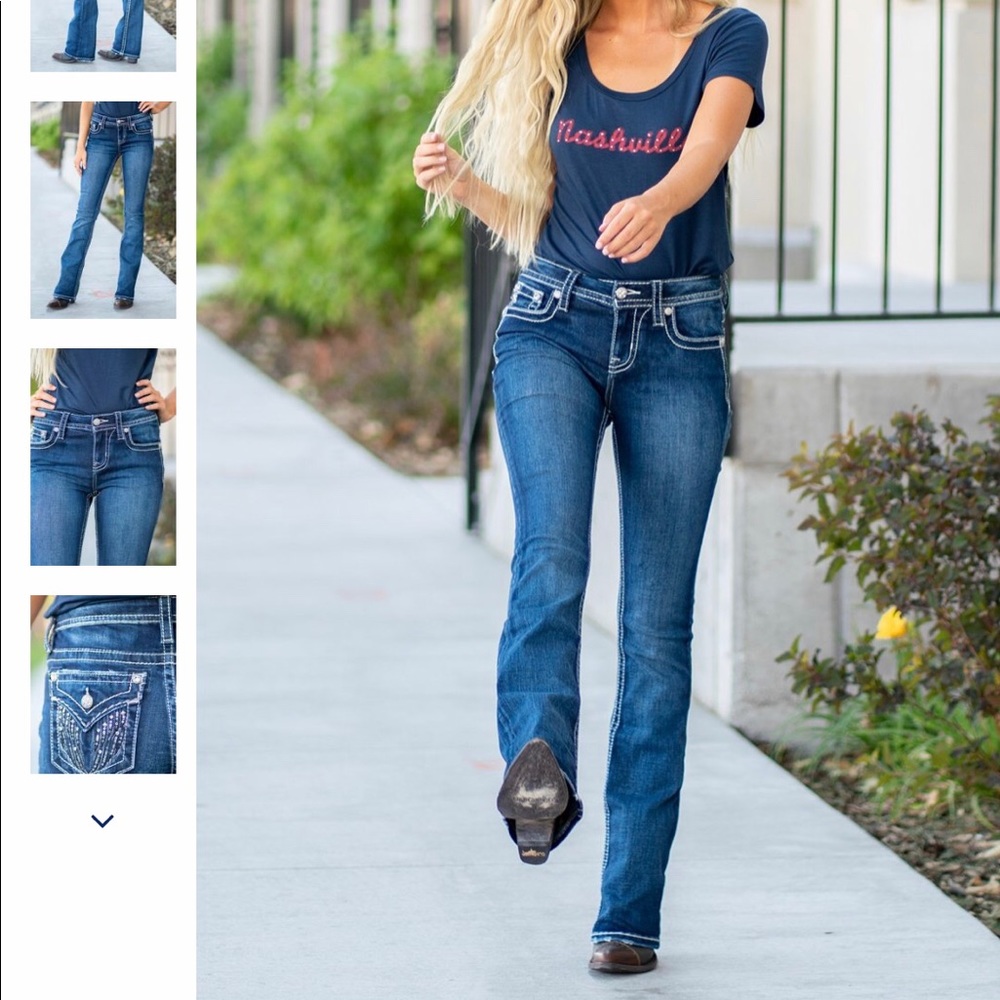 Miss Me Boot Cut Jeans